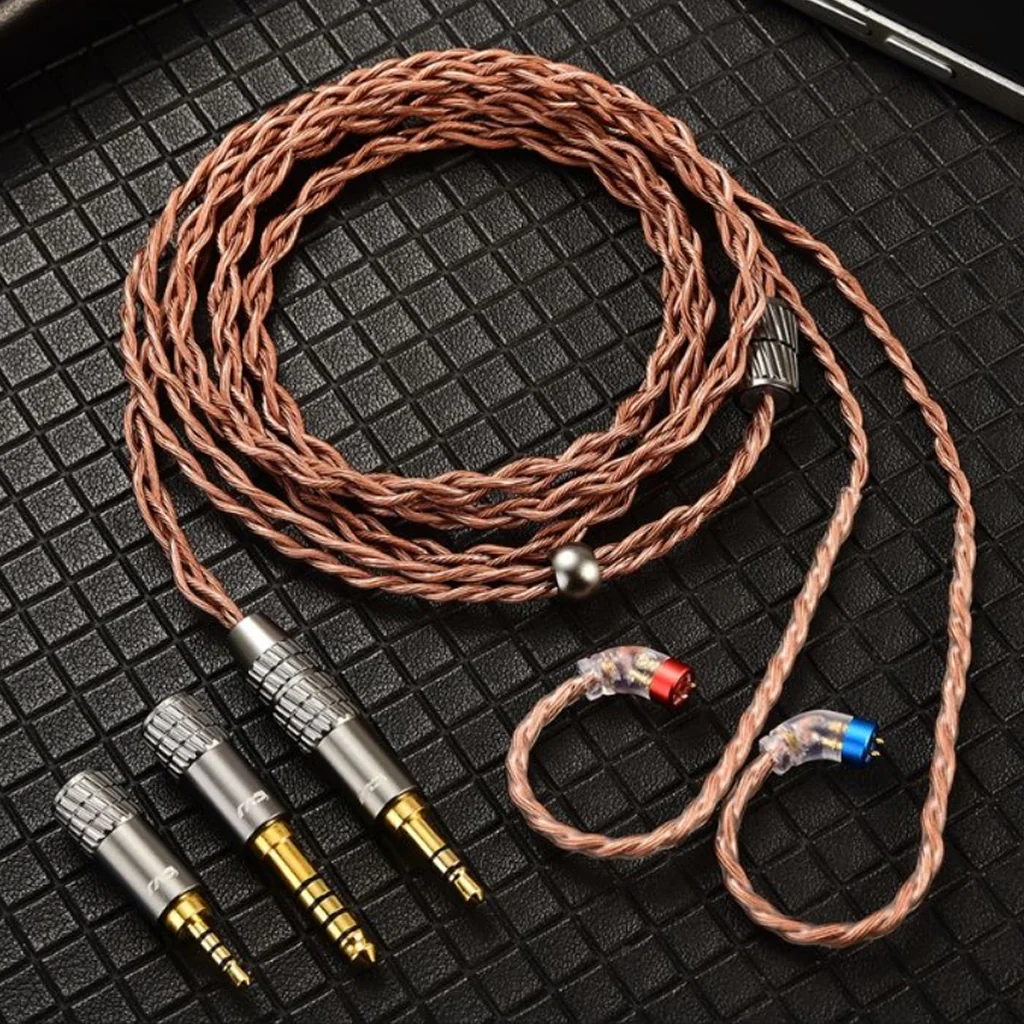 CVJ VS400 Modular IEM Upgrade Cable with Swappable 2.5mm / 3.5mm / 4.4mm Plugs