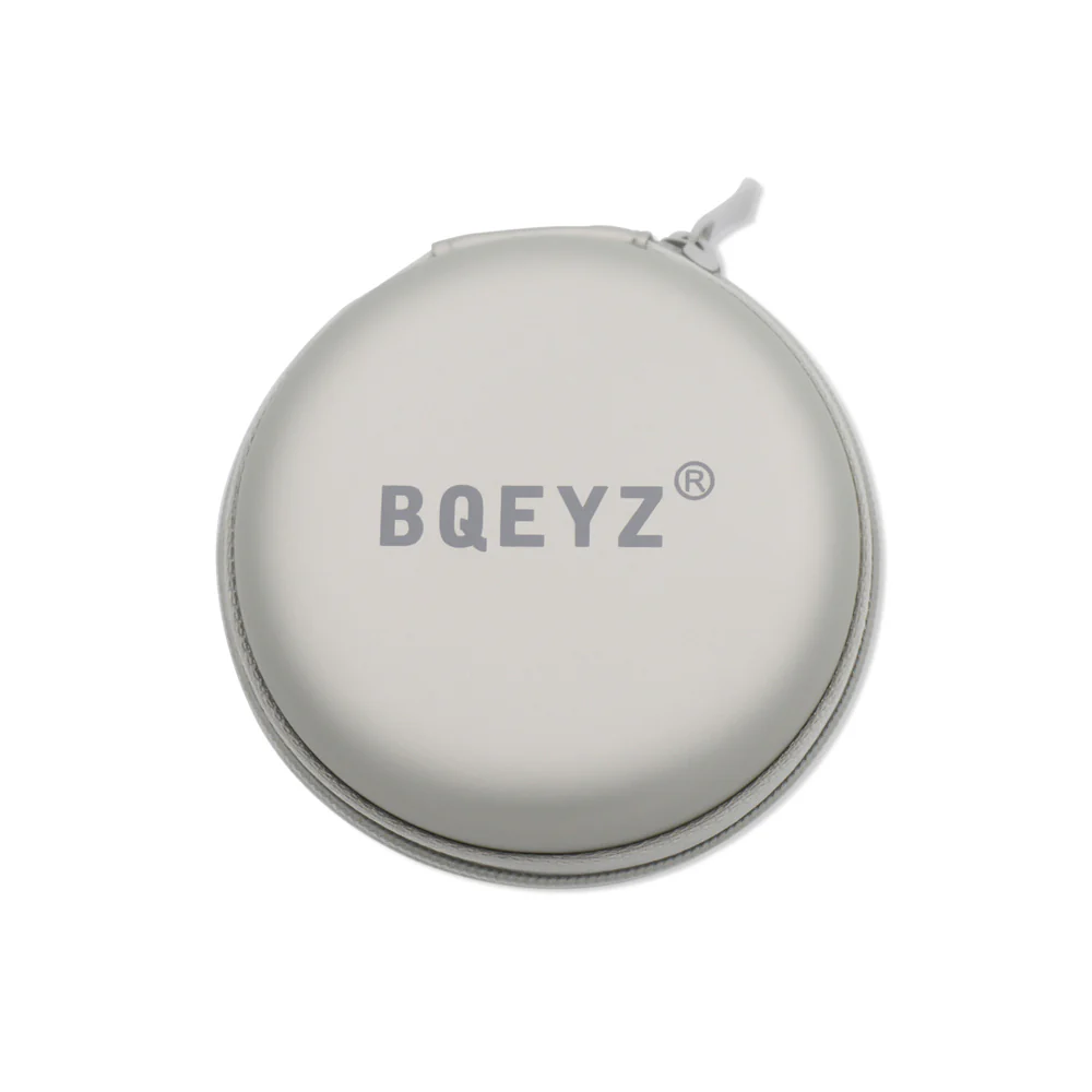 Bqeyz Round Portable Storage Case